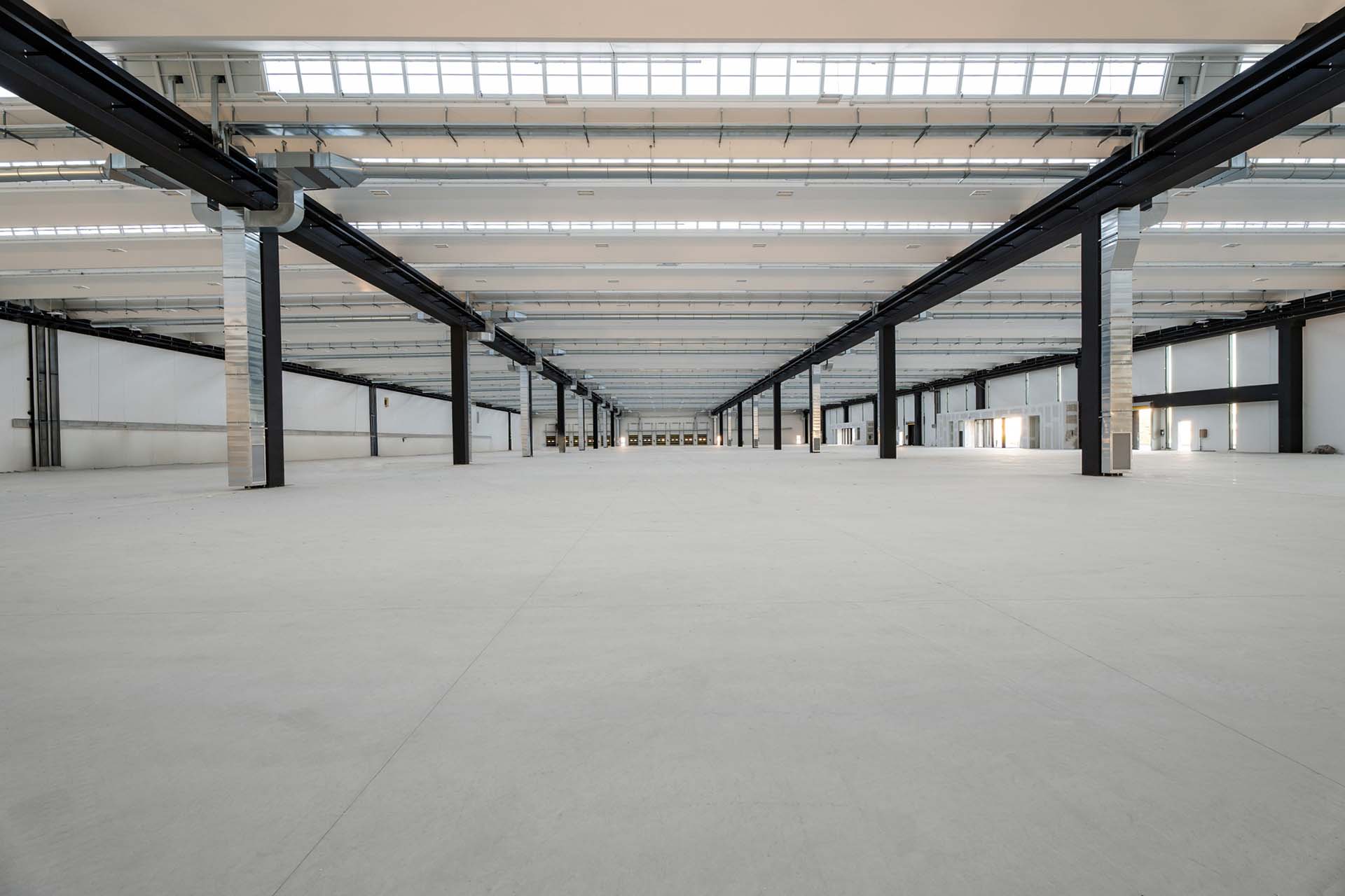 Isoplam l'interno dello stabilimento Unox City