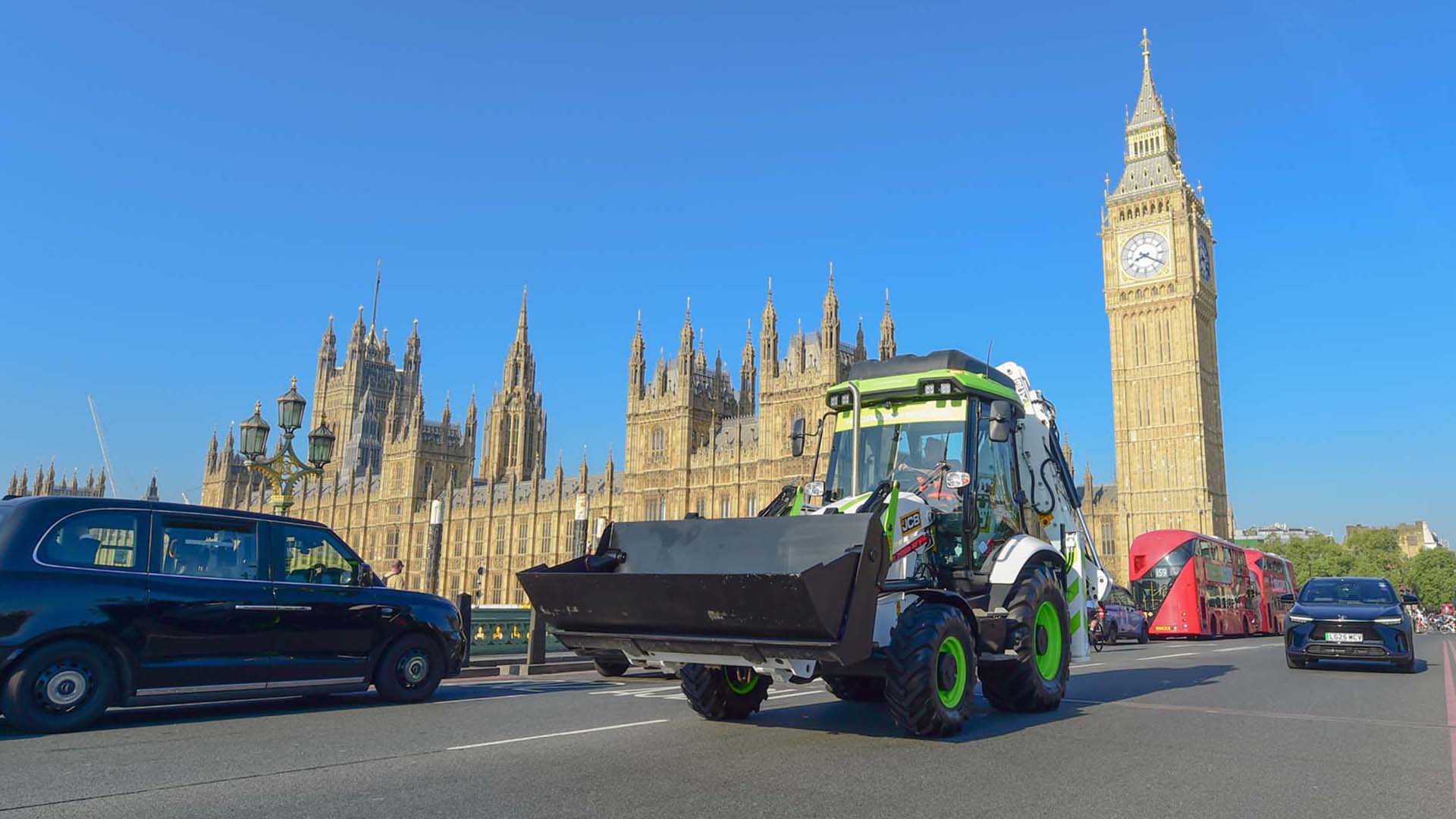 Jcb a Londra