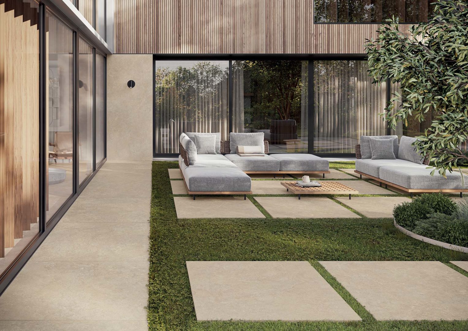 Keope Trevi walnut esterno