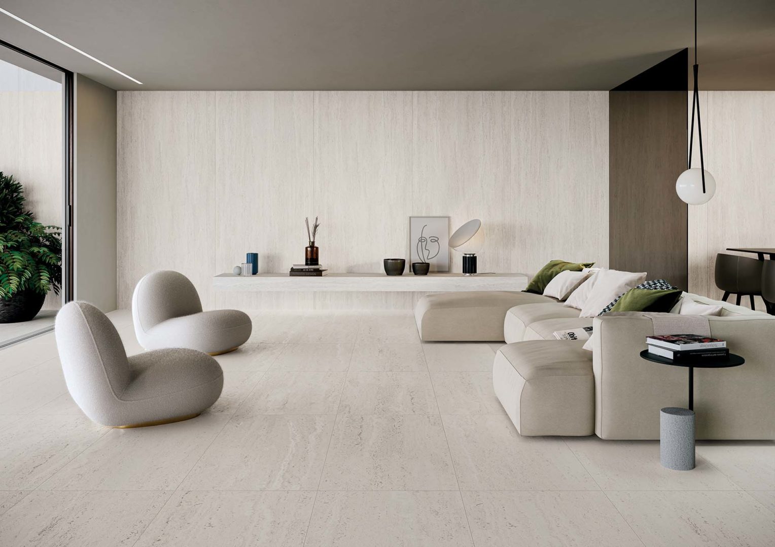 Keope Trevi white zona giorno