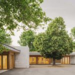 Mensa scolastica Jean Rostand, Bourgoin-Jallieu, Isère, Francia_vista esterna