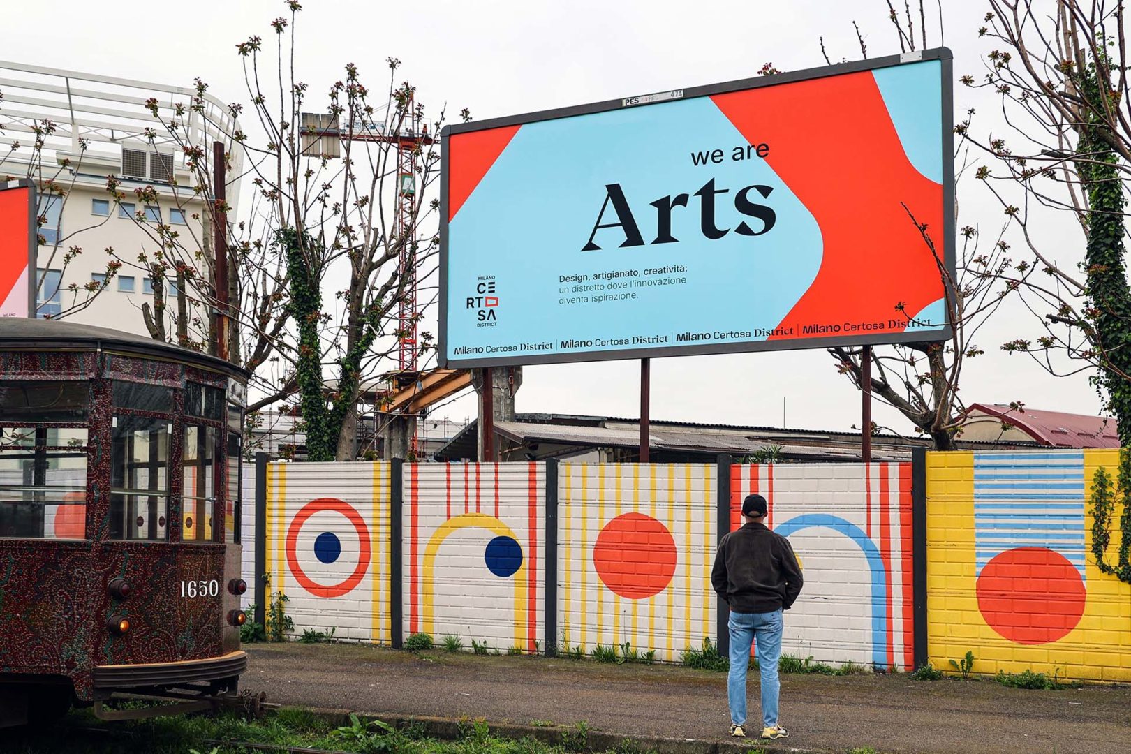 Migliore+Servetto billboard di Milano Certosa District