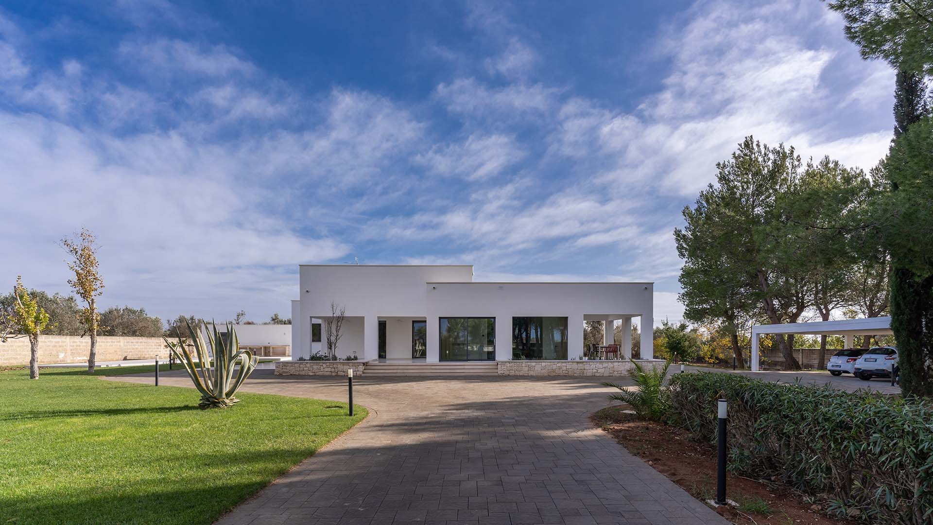 Oknoplast l'esterno di Villa Oria