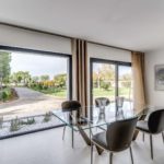 Oknoplast la sala da pranzo di Villa Oria