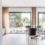 Oknoplast la sala da pranzo di Villa Oria