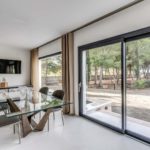 Oknoplast la sala da pranzo di Villa Oria