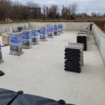 Lavori per creare una vasca di raccolta in Olanda