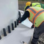 Triflex Towersafe impianto eolico basilicata durante i lavori