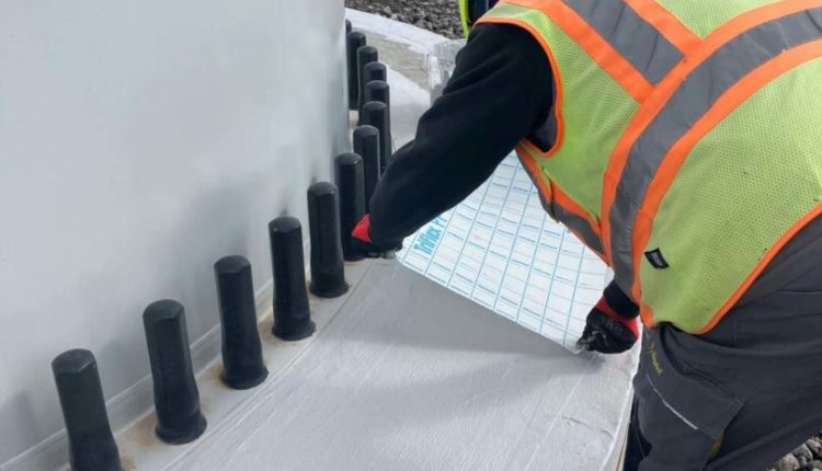 Triflex Towersafe impianto eolico basilicata durante i lavori