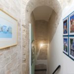 Boero dettagli dell'ingresso del B&B di Cagliari