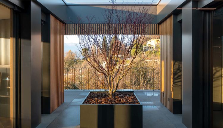 Cotto d’Este Collezione lithos 14mm per Villa Tree a Lugano ©Archphoto