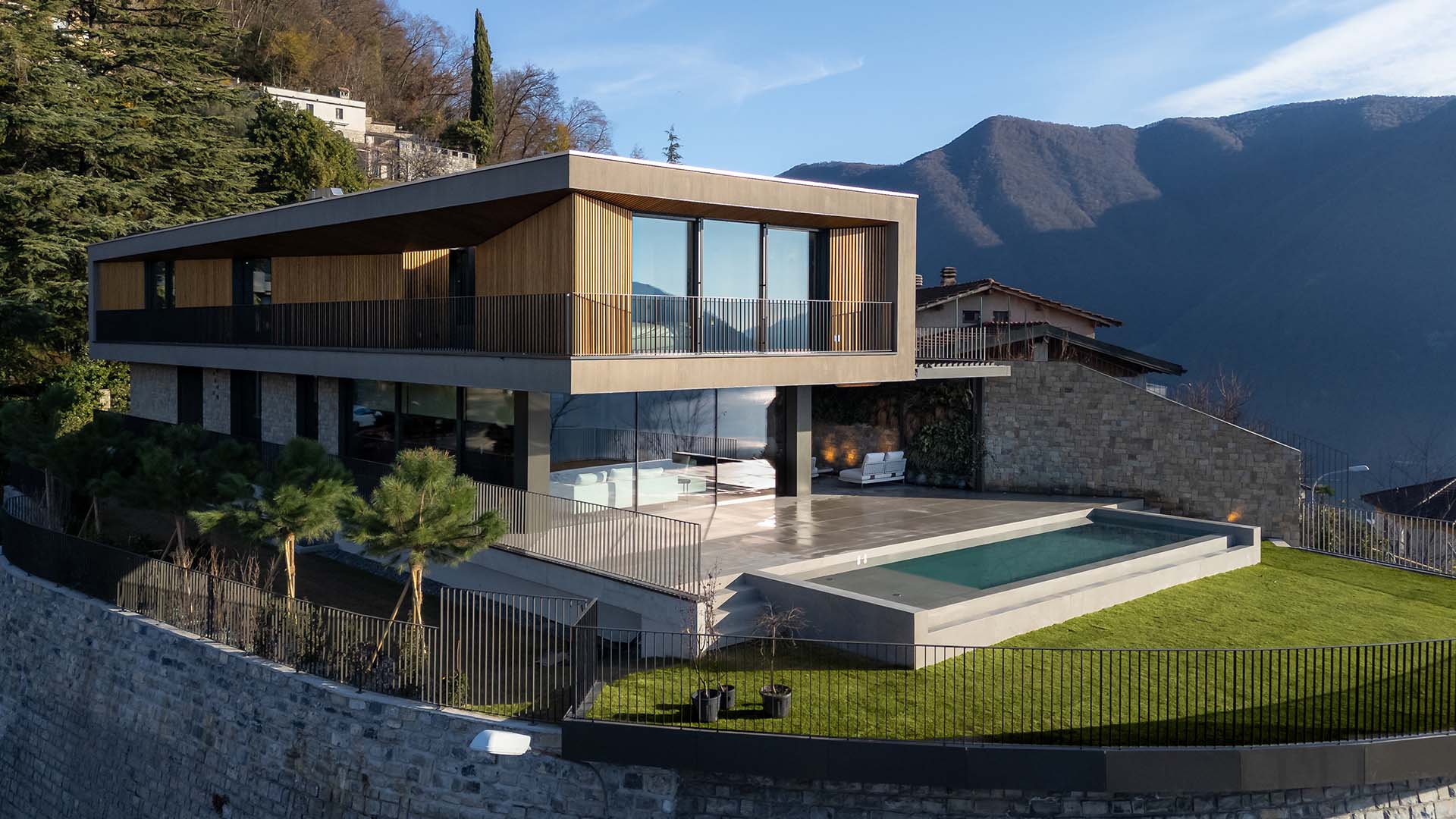 Cotto d’Este Collezione lithos 14mm per Villa Tree a Lugano ©Archphoto