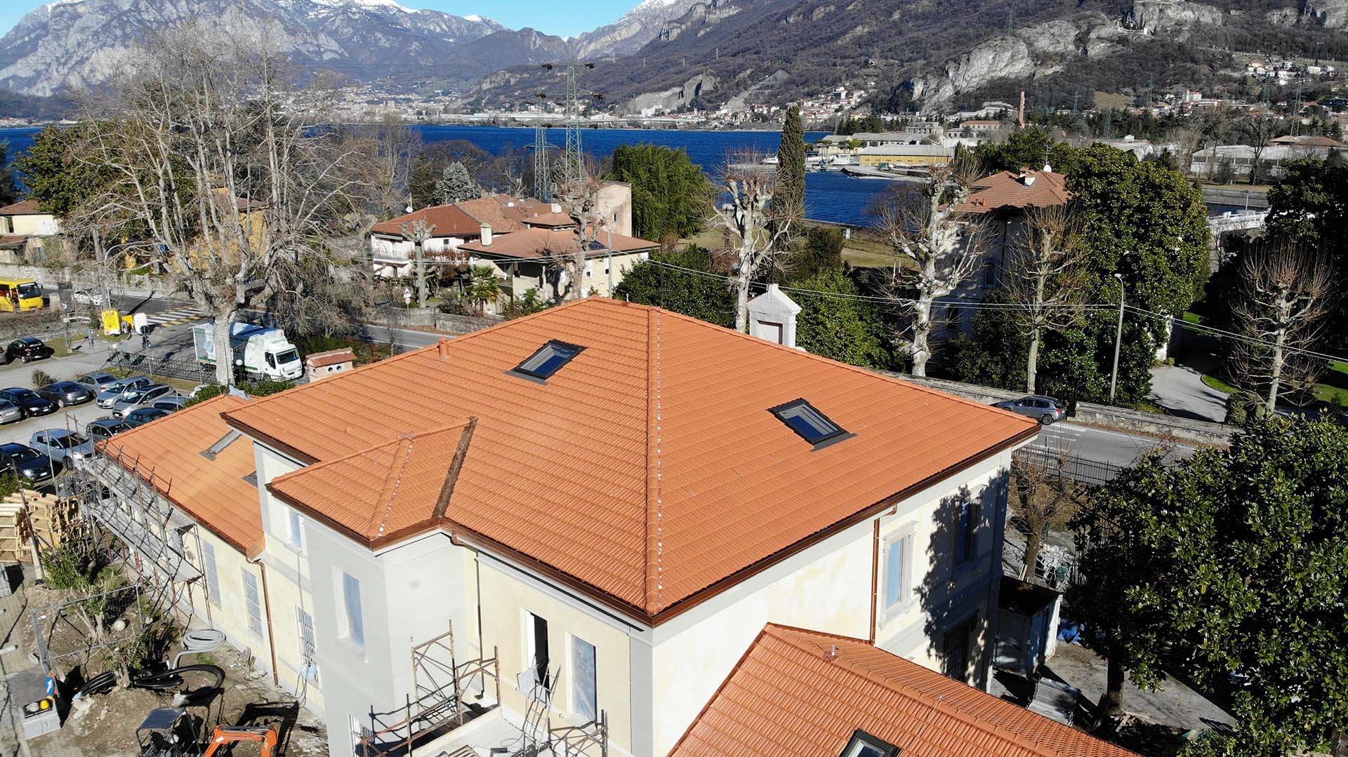 Il risultato, dopo i lavori, è una copertura perfettamente isolata e ventilata