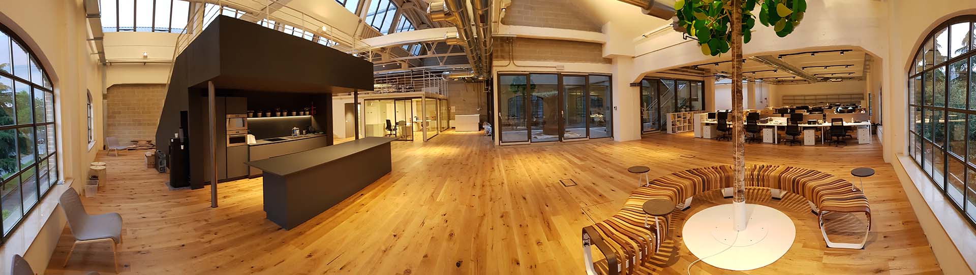 Interni della sede Design International di Milano