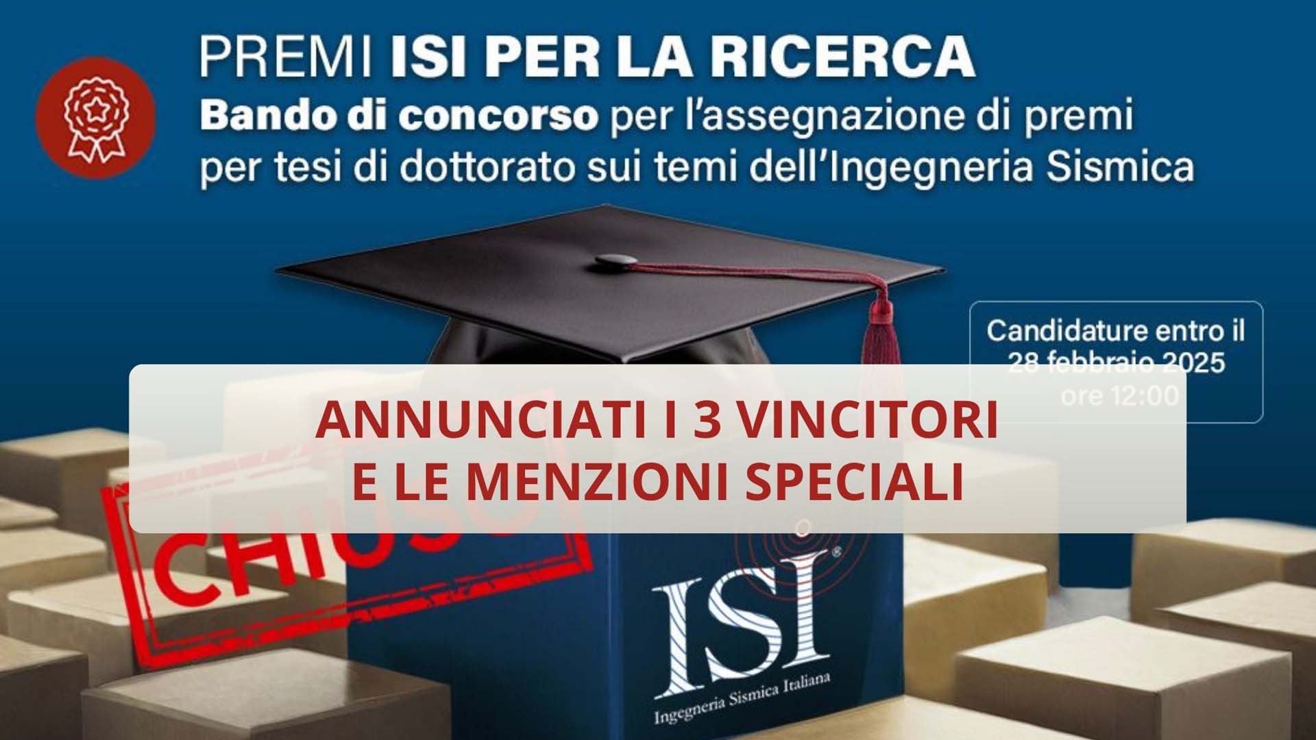 Annunciati i 3 vincitori e le Menzioni speciali - 1