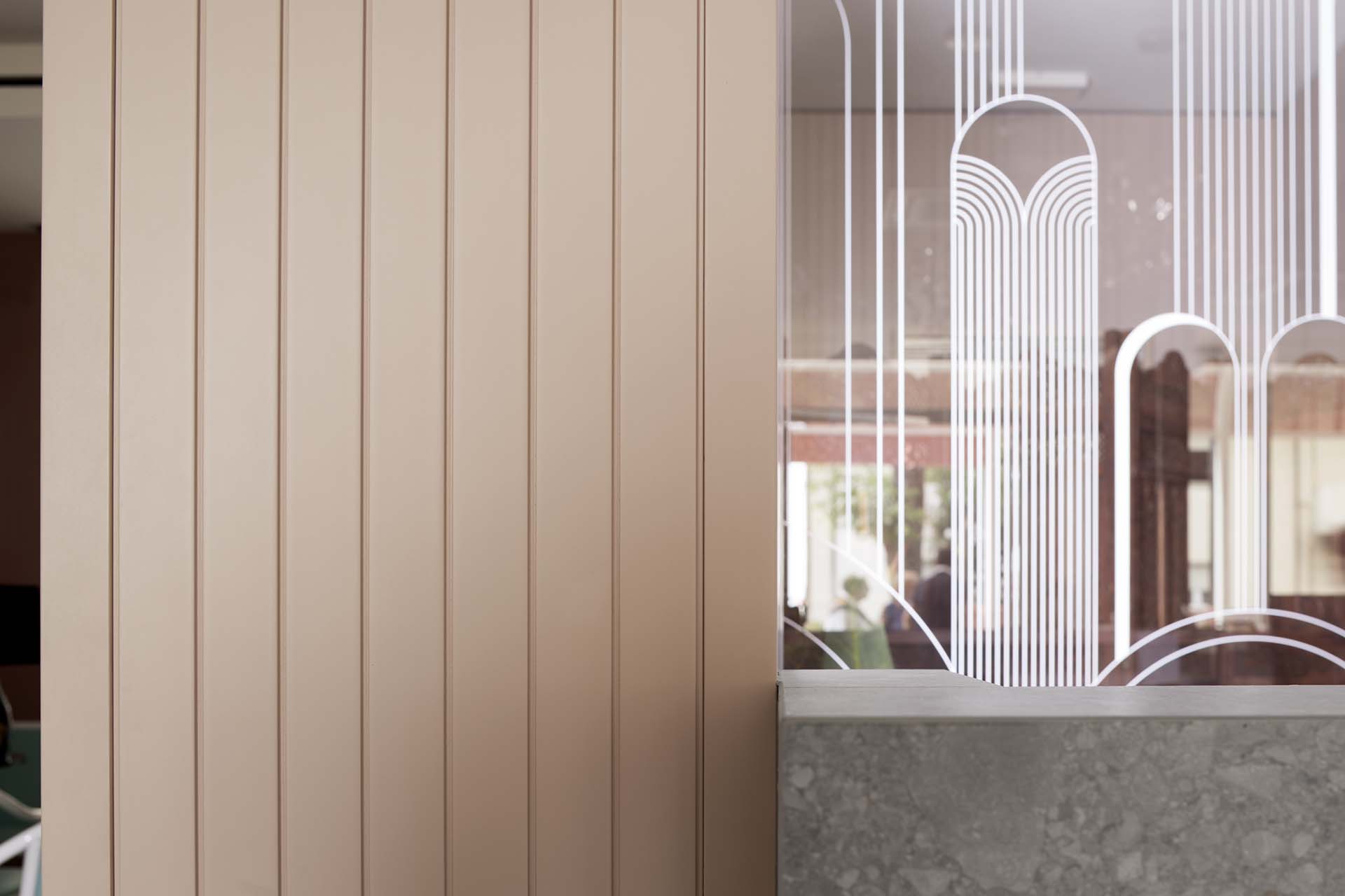 Lea Ceramiche collezione Side Stone per l'ingresso dell'hotel Imperiale di Gatteo a mare (Forli Cesena) ©Alvise Raimondi
