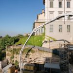 Pompa allungata per la gettata del calcestruzzo