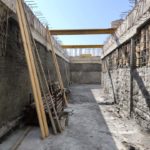 Regolarizzazione delle superfici verticali con spritz beton