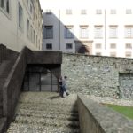 Render dell’ingresso all’autorimessa