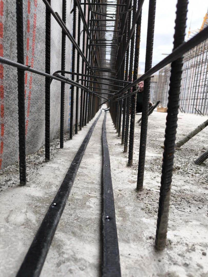 Sigillatura della ripresa di getto al piede della parete con Wt Construction