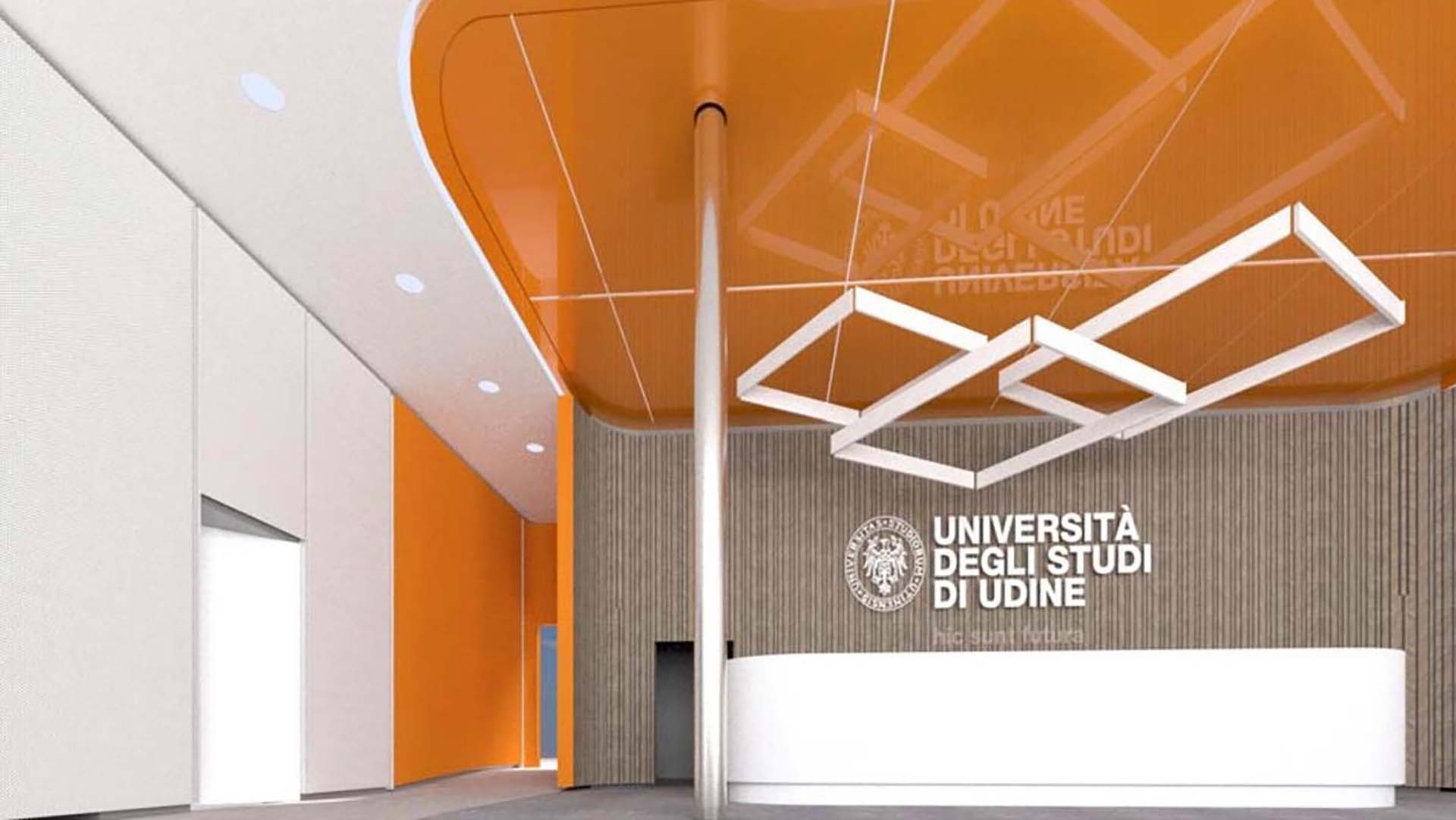 Università Udine Foyer aula magna Kolbe