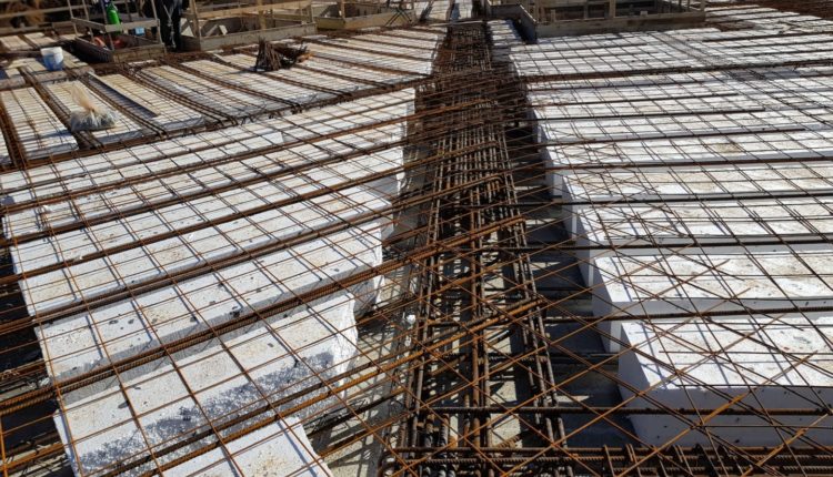 sistema costruttivo Scf, che integra travi Ser e solai Plastbau Metal e Cube a doppia orditura