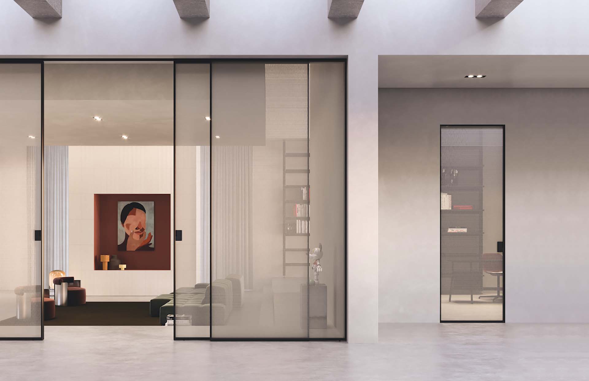 FerreroLegno Delineo+Cristal Frame Zero Battente