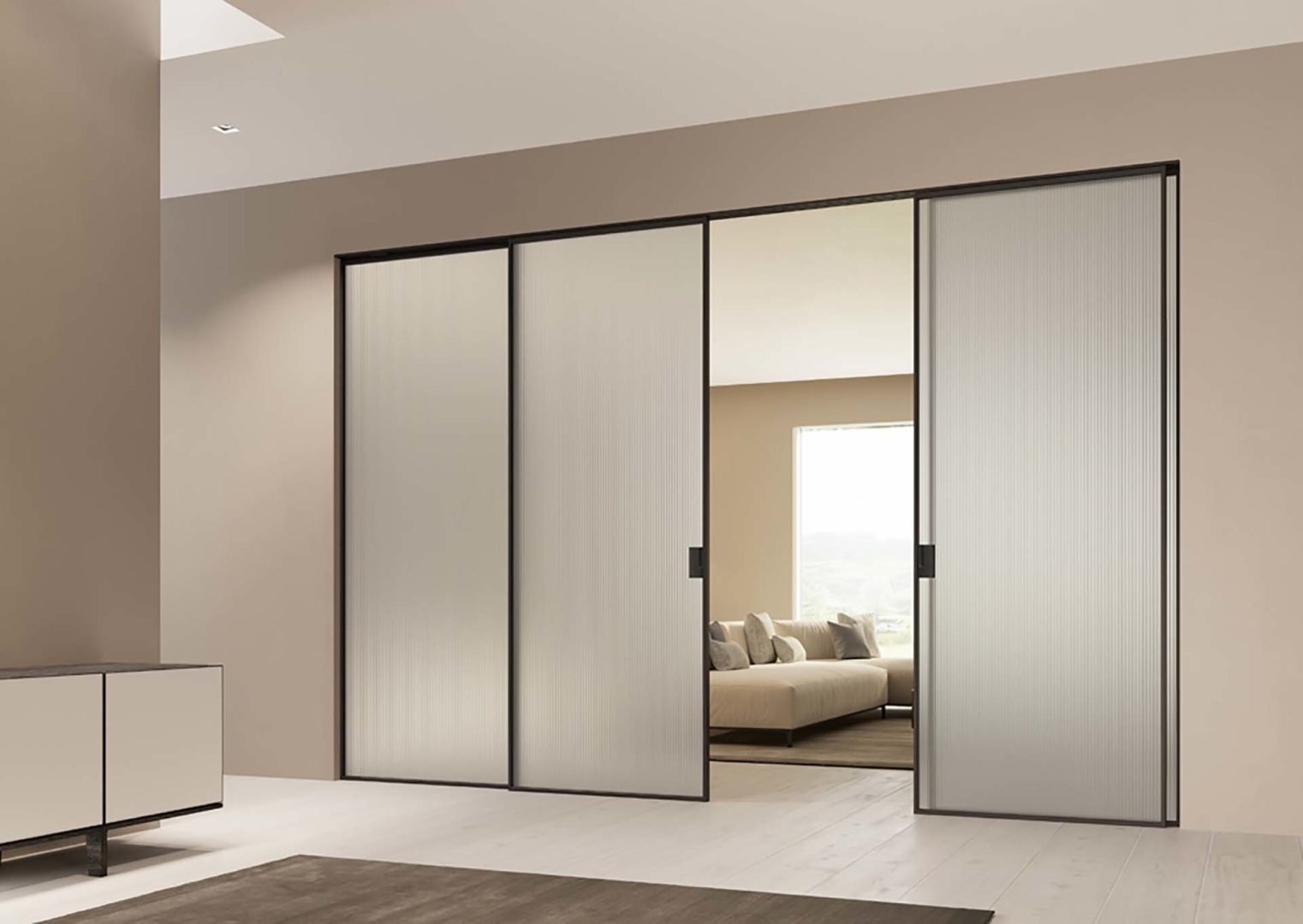 FerreroLegno Delineo Flutes Satinato Bianco