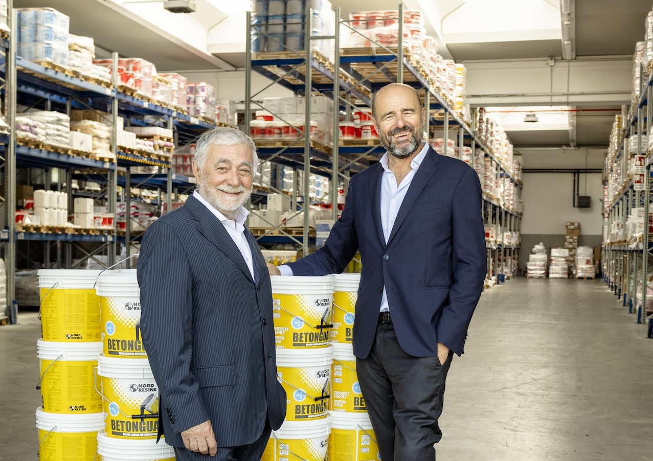 Lionello Caregnato con Gian Domenico Giovannini