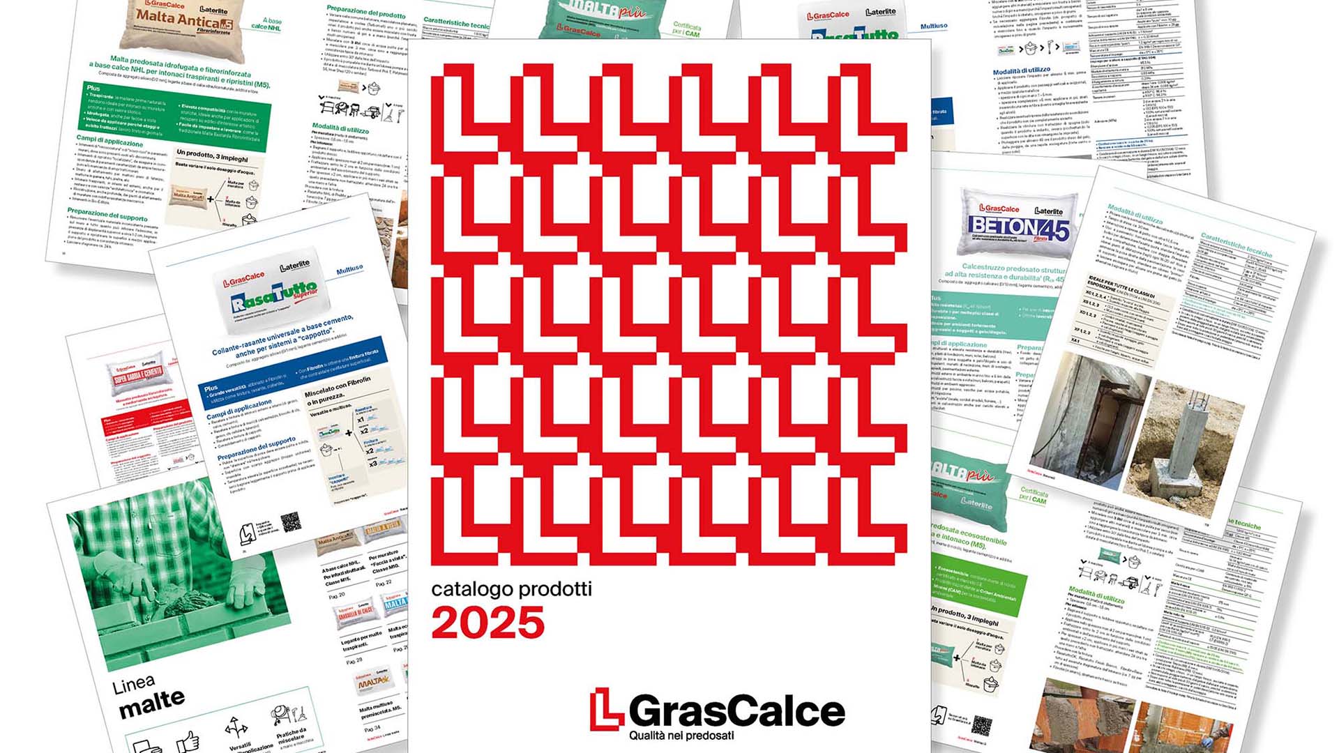 Laterlite copertina del Catalogo GrasCalce 2025
