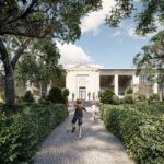 Mazzei Architects orto botanico Parma render esecutivi