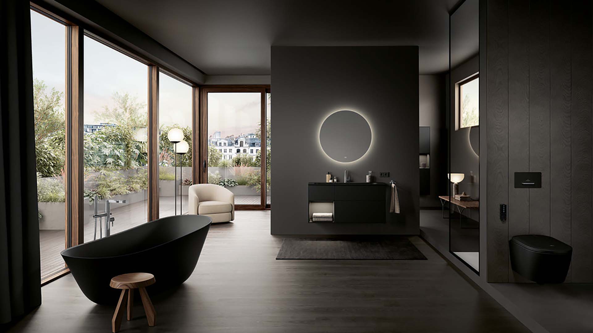Villeroy & Boch Finion All Black bagno completo