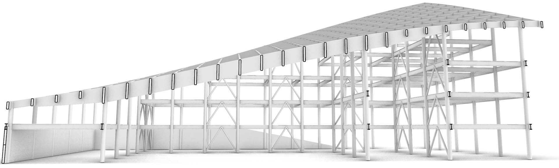 iDeas studio delle strutture dei corpi principali