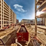 La struttura in cemento armato dell’edificio esistente