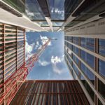 Le facciate prospicenti il cortile interno terminate