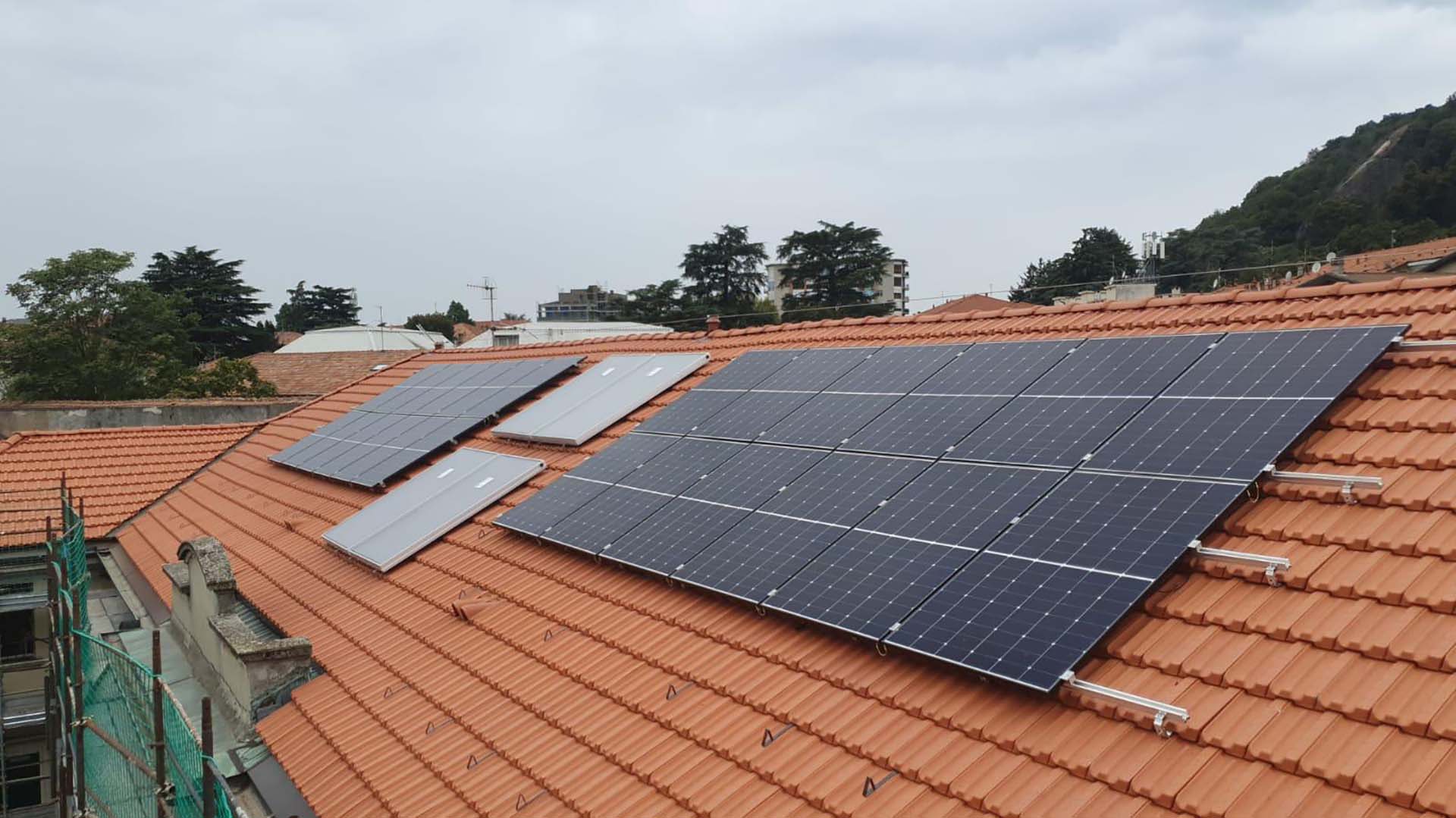 Sistema Irene cantiere Associazione Asylum impianto fotovoltaico