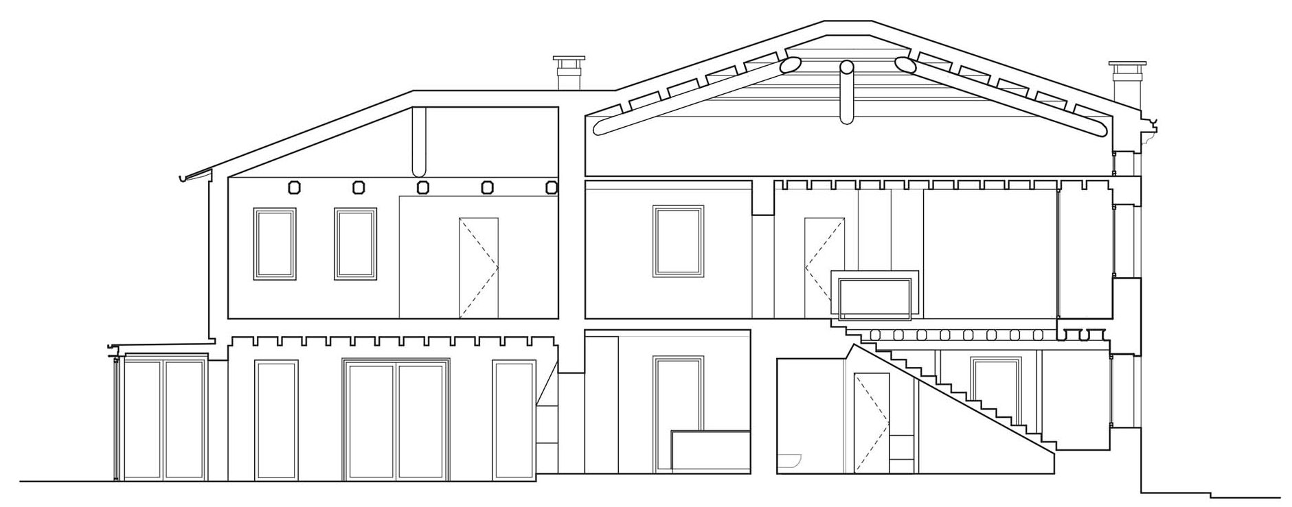 Studio RigonSimonetti sezione longitudinale