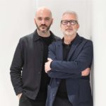 Da sinistra gli architetti Andrea Benedetto e Alessandro Pedretti
