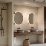 Azzurra Ceramica Iride lavabo da appoggio su piano Cersaie