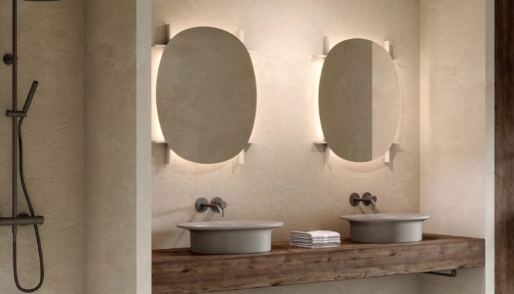 Azzurra Ceramica Iride lavabo da appoggio su piano Cersaie