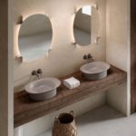 Azzurra Ceramica Iride lavabo da appoggio su piano Cersaie