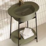 Azzurra Ceramica Iride lavabo freestanding Cersaie