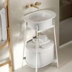 Azzurra Ceramica Iride lavabo freestanding Cersaie