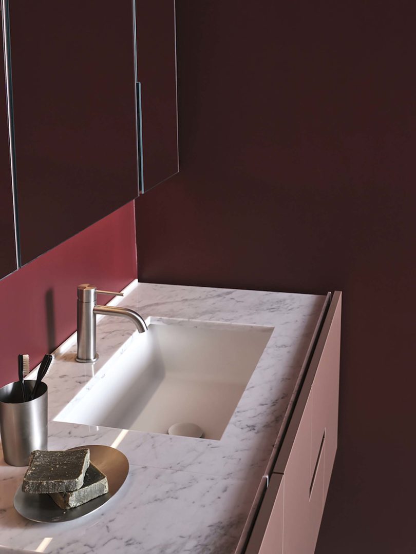 Ceramica Cielo lavabo sottopiano Filo