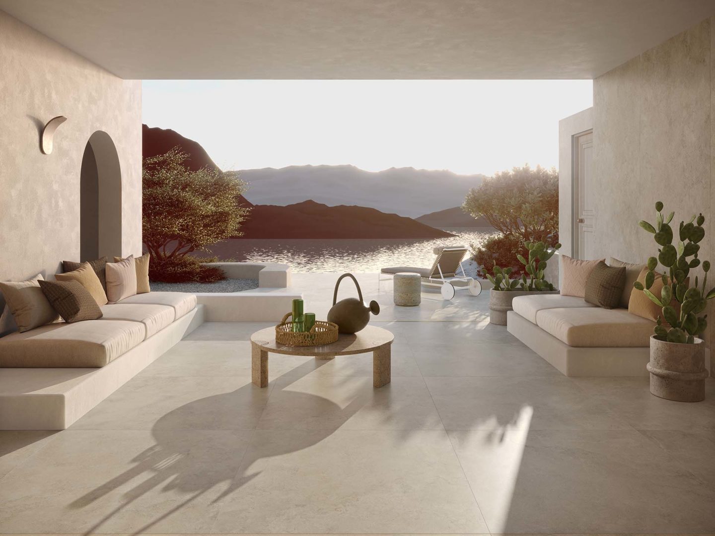 Cotto d'Este Solaris Ostuni Natural Grip 9mm soft 6,5mm posizionata in zona living