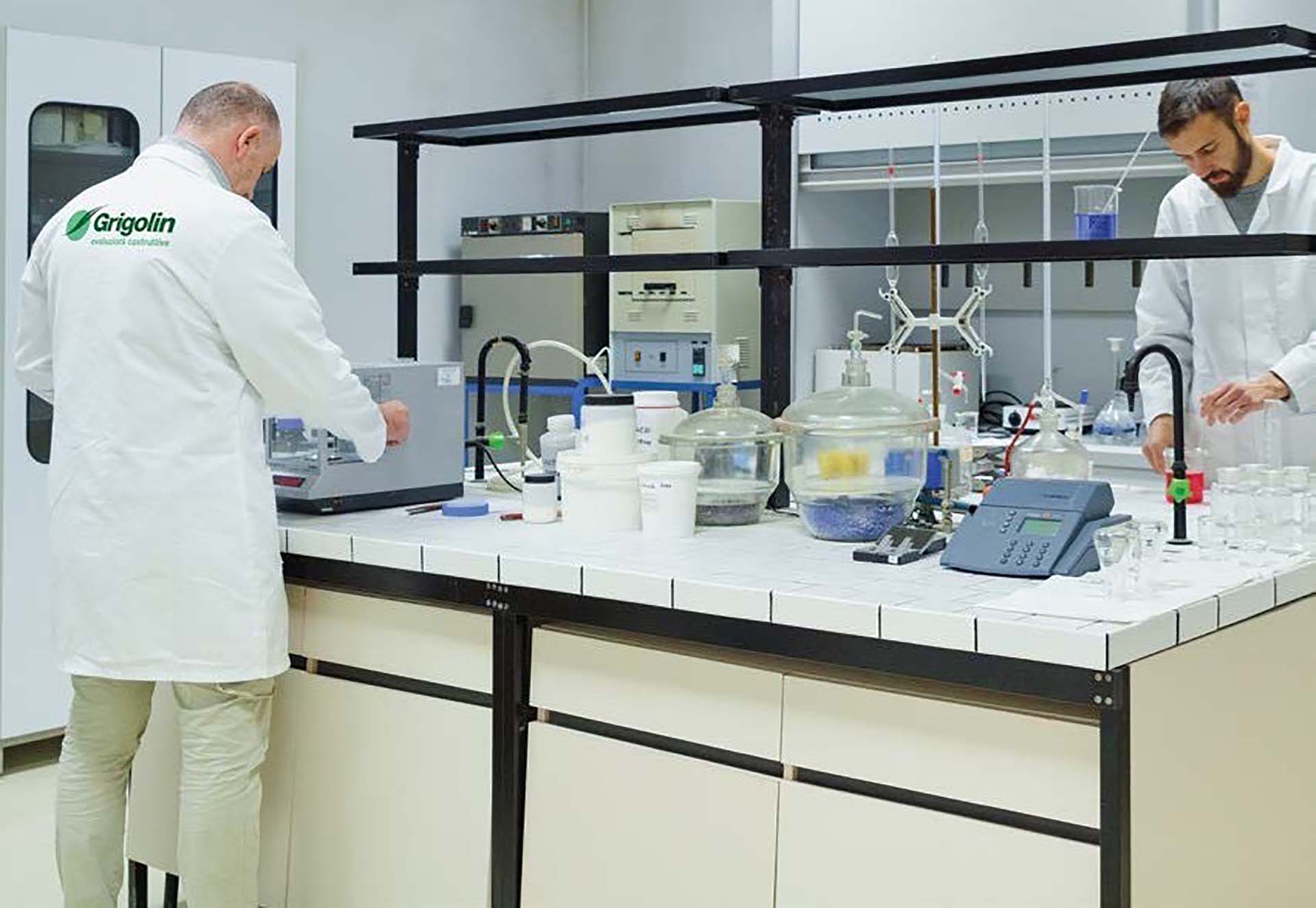 Fornaci Calce Grigolin laboratorio del nuovo centro ricerca Emilia Romagna