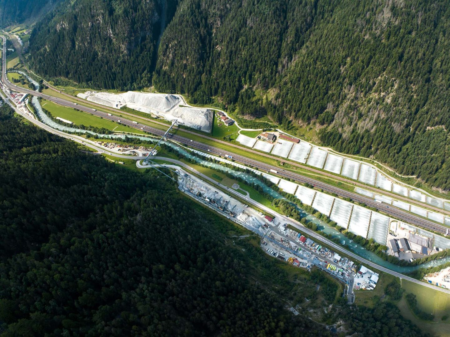 Heidelberg Materials Il cantiere di Mules (Italia) è il più esteso dell’intera area di progetto