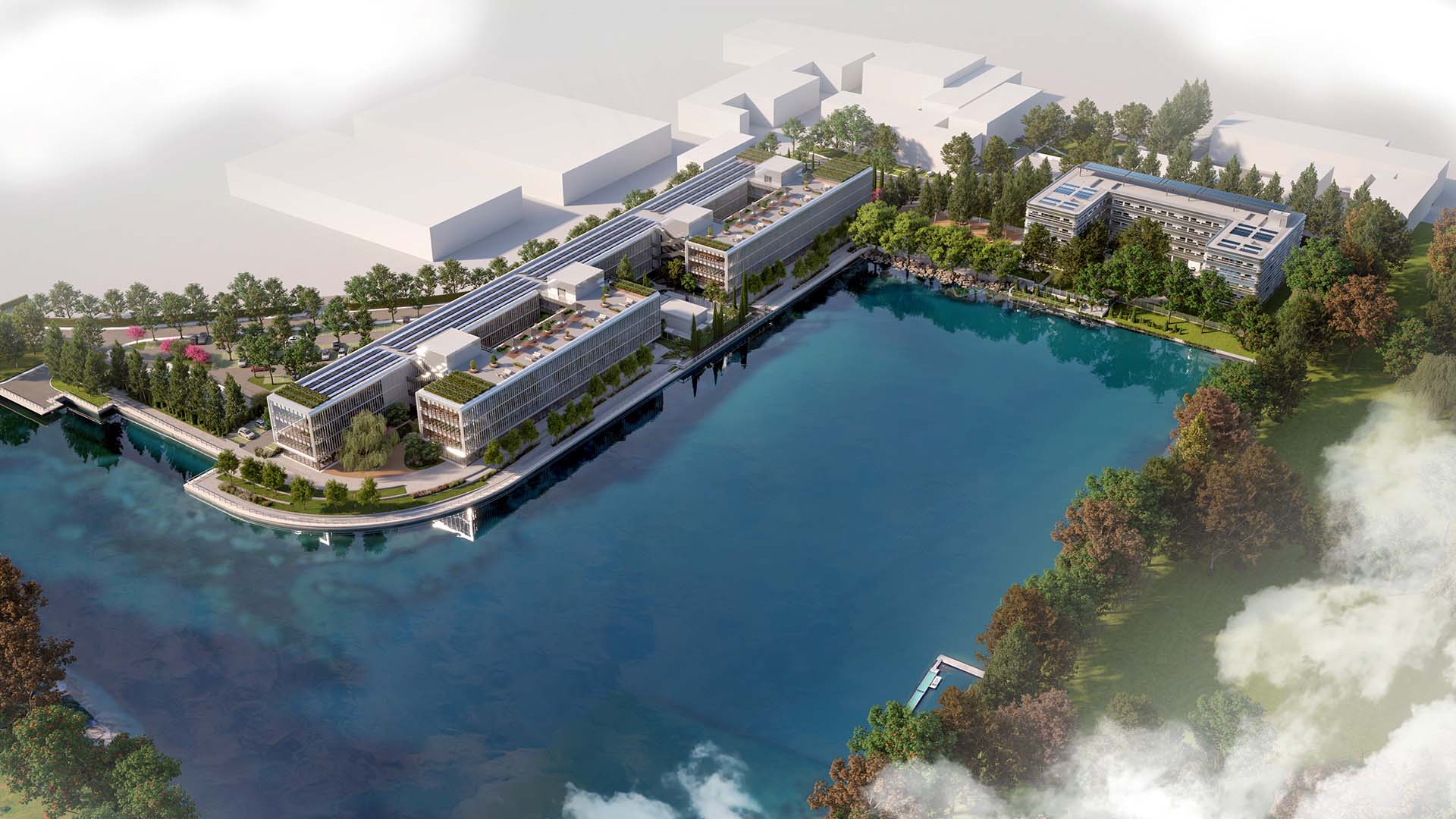 Lad Rendering dell'area