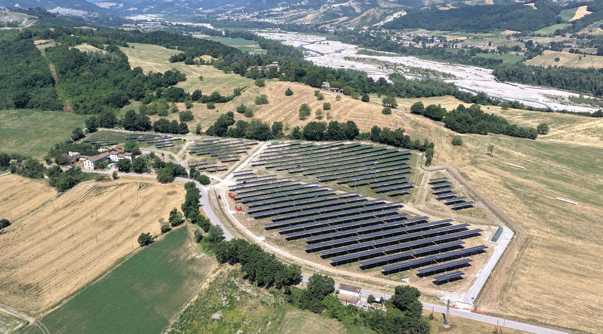Laterlite l'impianto agrivoltaico a Solignano (Parma)
