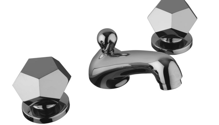 Mamoli Penta Collection lavabo tre fori cromo